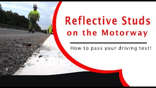 Reflective Studs on Motorway shorts learnerdriving theorytestpractice cartheorytestuk [upl. by Notnats]