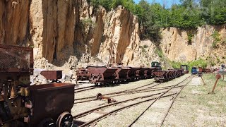 Feldbahn Dossenheim 600 mm  Steinbruch Leferenz 2022 [upl. by Schmeltzer]