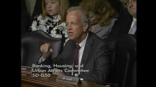 Sen Moran Questions JPMorganChase CEO Jamie Dimon during Senate Banking Hearing [upl. by Leamaj]