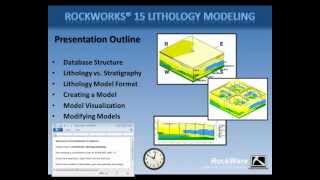 RWW 10 RockWorks Borehole Manager  Lithology Modeling RockWorks15 Webinar [upl. by Geehan285]