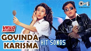 Govinda amp Karisma Kapoor Super Hit Songs  Video Jukebox  90s Hits  Govinda Karisma Dance Hits [upl. by Naejeillib]