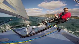 Scow Moth sailing at McCrae YC [upl. by Havot908]