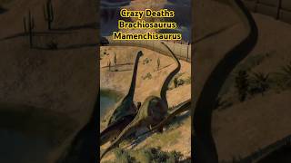 Brachiosaurus and Mamenchisaurus dies crazy together  Jurassic World Evolution 2 [upl. by Eidas152]