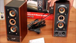 Genius SPHF800A 20 Computer Speaker unboxing and overview [upl. by Lubeck]