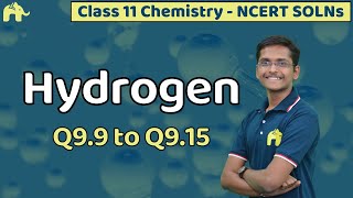 Hydrogen Class 11 Chemistry  Chapter 9 Ncert Solutions Questions 915 [upl. by Aribold]