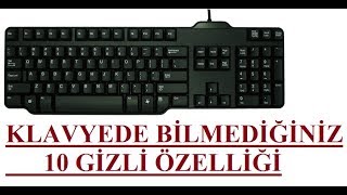 KLAVYEDE BİLMEDİĞİNİZ 10 GİZLİ ÖZELLİĞİ [upl. by Aerdnek]