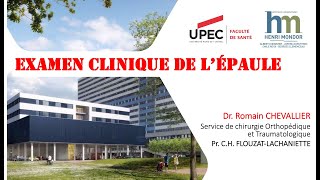 Examen clinique de lépaule [upl. by Caines918]