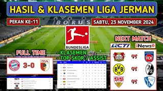 Hasil liga Jerman Tadi Malam  BAYERN MUNCHEN vs AUGSBURG  Klasemen Terbaru BUNDESLIGA [upl. by Phelgon]