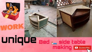 unique bedside table making process [upl. by Ahsitnauq]