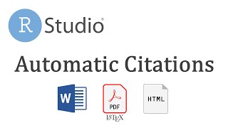 RStudio Quick Guide to Citations [upl. by Brigette]