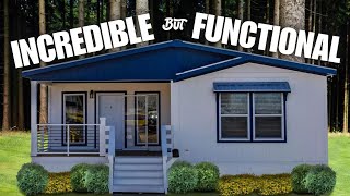 This mobile home model is called the quotRANCHquot and it be DRESSINIYKYK Prefab House Tour [upl. by Asquith417]