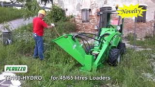 TB100 HYDRO Loader Chipper PERUZZO [upl. by Notsahc329]