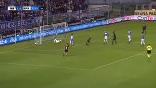 Brescia Vs Bari 33 Cristian Galano 23102017 [upl. by Dulcinea]