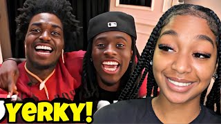 Yak Not Playin 😳 BbyLon Reacts to Kodak Black amp Kai Cenat Full Stream [upl. by Neda]