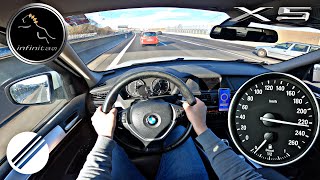 BMW X5 E70 30d Stage 2 Infinitas TOP SPEED DRIVE ON GERMAN AUTOBAHN 🏎 [upl. by Monika]