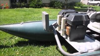 Three boat Inflatable Pontoon Review [upl. by Morgun]