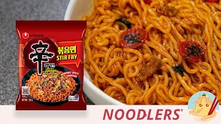 Nongshim Shin Ramen  StirFry Spicy Noodles 🔥 [upl. by Hseham392]