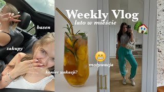 ☀️TYGODNIOWY VLOG  koniec wakacji  summer in the city☀️ [upl. by Ethben592]