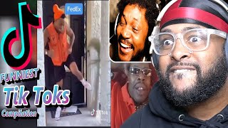 Reacting To The FUNNIEST TikToks Try Not To Laugh Tik Tok 1  CoryxKenshin   Reaction [upl. by Orecul652]