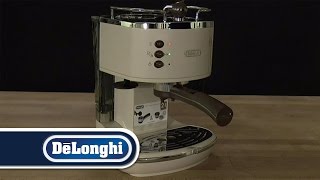 DeLonghi How To First Use Icona [upl. by Seppala]