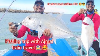 Fishing Trip on Train Travel Chennai to Nellore Back 2 Back Strikes🎣 fishing fishingtips softlure [upl. by Ateuqahs]