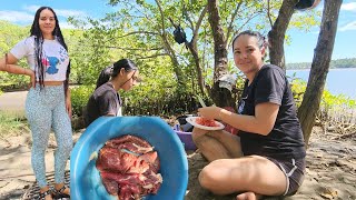 una rica carne asada en enmedio de la naturaleza [upl. by Bertrando687]