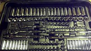 Professional 301 Piece Mechanics Tool Kit 01 [upl. by Aitsirhc]