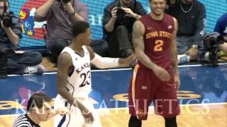 Highlights Jayhawks Open Big 12 Play with OT Win Over Iowa State [upl. by Dahsar]