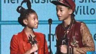 Jaden and Willow Smith win at BET Awards [upl. by Ellenyl]