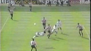 HUGO SANCHEZ  Gol Real Madrid vs Logroñes chilena [upl. by Annaiek]