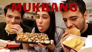 SEVGİLİM vs KARDEŞİM MUKBANG İlk kez sushi yedi [upl. by Nylcaj]