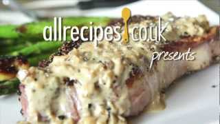 Peppercorn steak recipe  Allrecipescouk [upl. by Einalem450]