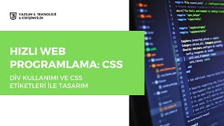 Hızlı Web Programlama Div Kullanımı Ve CSS İle Tasarım [upl. by Ondrej]