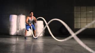 How to perform BATTLE ROPES  HOIST Fitness MotionCage Exercise [upl. by Horowitz]