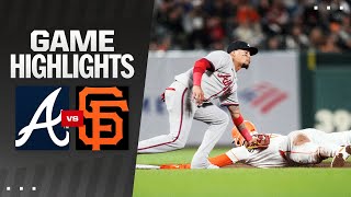 Braves vs Giants Game Highlights 81324  MLB Highlights [upl. by Yael376]