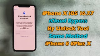 iPhone X iCloud Bypass By Unlock Tool iOS 1677 Hello Screen Bypass Without Signal Network [upl. by Antons]