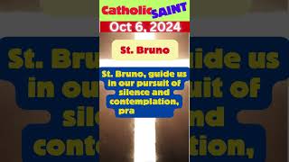 Catholic Saints Patron for October 6 St Bruno [upl. by Courcy336]