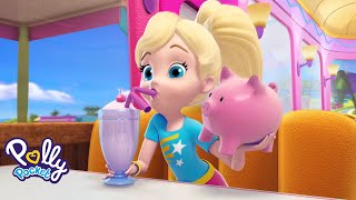 Polly Pocket full episodes  Crazy Little Piggy Bank  Cartoons for Girls  Kids Movies [upl. by Yralih560]