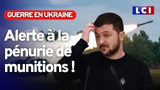 Ukraine  alerte rouge à la pénurie de munitions [upl. by Ettenej]