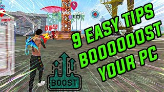 Boost your pc for gaming  free fire lag fix for pc  free fire tips tamil [upl. by Ahkeber]