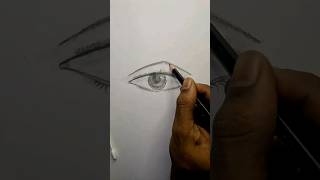 How to draw Human eye easy pencildrawing art humaneye eyes drawing how trending shorts eye [upl. by Gardol733]