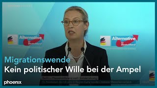 Pressekonferenz der AfD zu den Landtagswahlen und zur Migrationspolitik am 090924 [upl. by Hervey573]