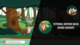 Tutorial Motion Masking Adobe Animate [upl. by Clary]