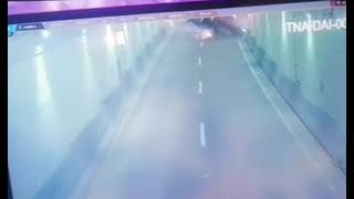 ACCIDENTE VIAL EN EL TÚNEL SUMERGIDO DE COATZACOALCOS VER [upl. by Nahgem]