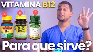 VITAMINA B12 PARA QUE SIRVE  3 COSAS [upl. by Caesaria]