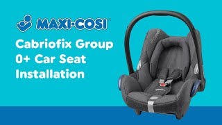 Installation Guide for Maxi Cosi  CabrioFix Group 0 Car Seat  Smyths Toys [upl. by Attenauq]