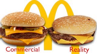 McDonalds Ads vs The Real Thing [upl. by Dorinda]