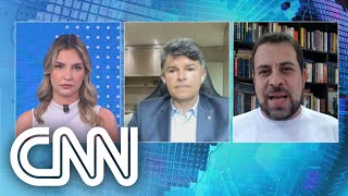 Boulos e José Medeiros debatem se governo deve rever lei sobre venda de armas no Brasil  CNN 360º [upl. by Gish]