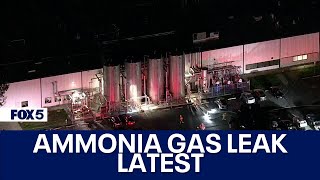 Ammonia gas leak at Sterling food processing facility sends nearly 3 dozen to hospital [upl. by Atineb]