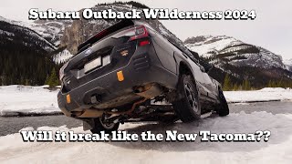 Subaru Outback Wilderness 2024 Most Difficult Snow Offroad Trail it Seen [upl. by Eirehc]